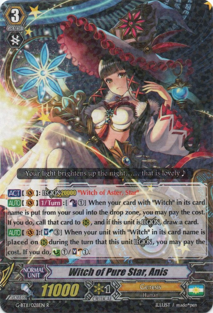 Witch of Pure Star, Anis (G-BT11/028EN) [Demonic Advent] | Total Play