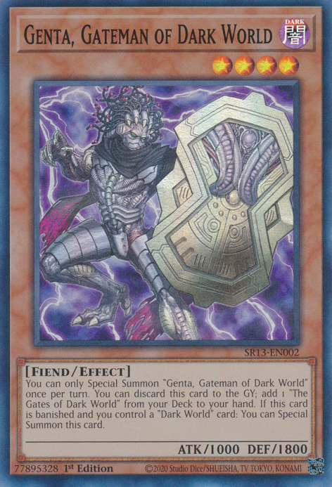 Genta, Gateman of Dark World [SR13-EN002] Super Rare | Total Play