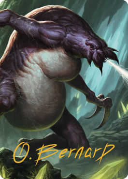 Ettercap Art Card (Gold-Stamped Signature) [Commander Legends: Battle for Baldur's Gate Art Series] | Total Play