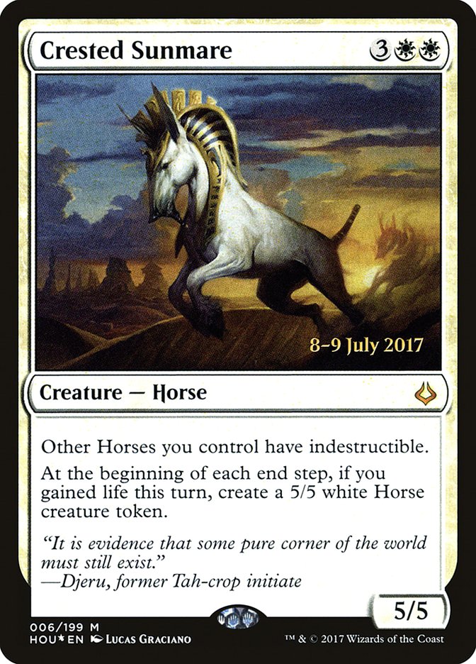 Crested Sunmare [Hour of Devastation Prerelease Promos] | Total Play
