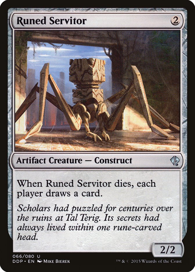 Runed Servitor [Duel Decks: Zendikar vs. Eldrazi] | Total Play