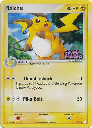 Raichu (51/110) (Stamped) [EX: Holon Phantoms] | Total Play