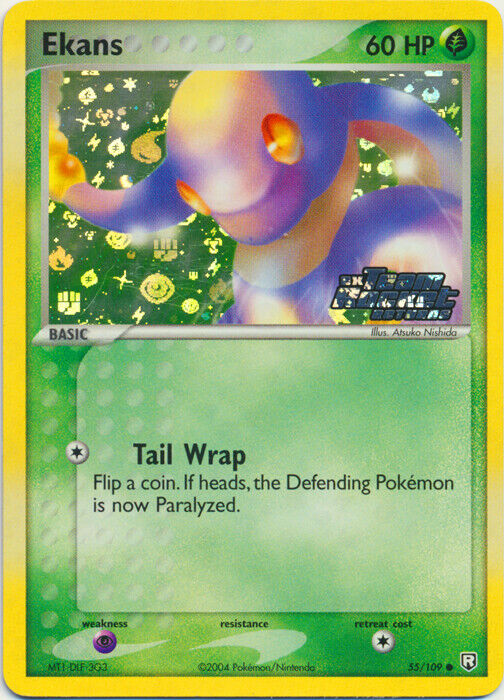 Ekans (55/109) (Stamped) [EX: Team Rocket Returns] | Total Play