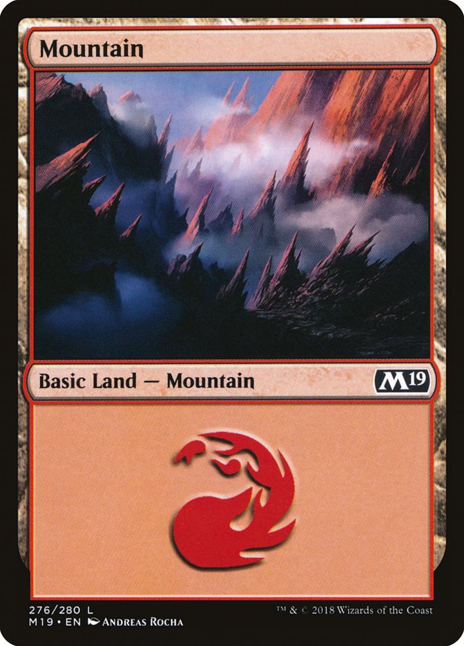 Mountain (276) [Core Set 2019] | Total Play