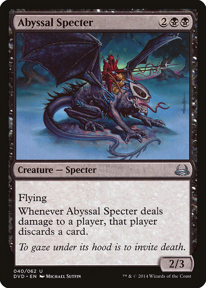 Abyssal Specter (Divine vs. Demonic) [Duel Decks Anthology] | Total Play