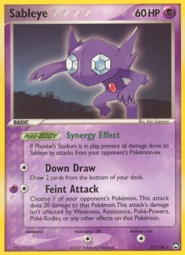 Sableye (22/108) [EX: Power Keepers] | Total Play