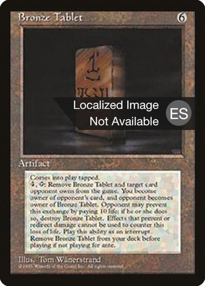 Bronze Tablet [Fourth Edition (Foreign Black Border)] | Total Play