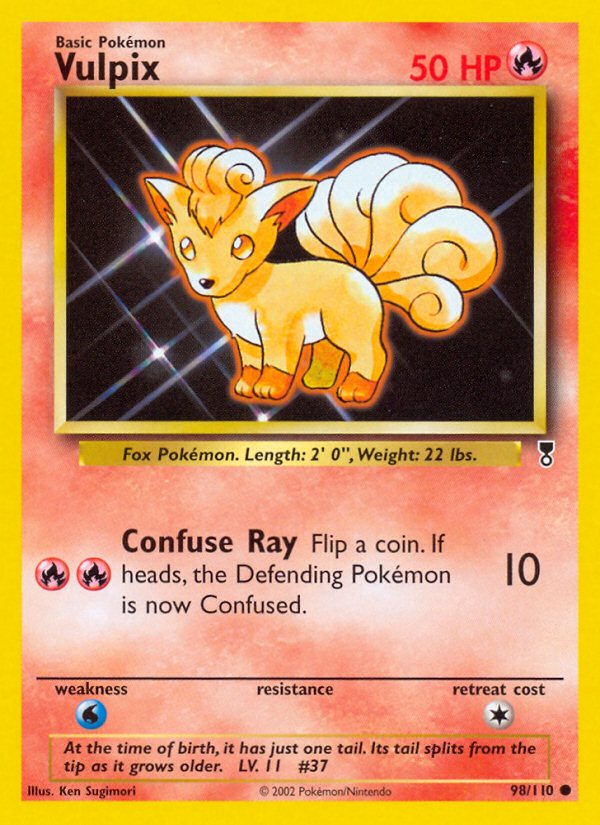 Vulpix (98/110) [Legendary Collection] | Total Play