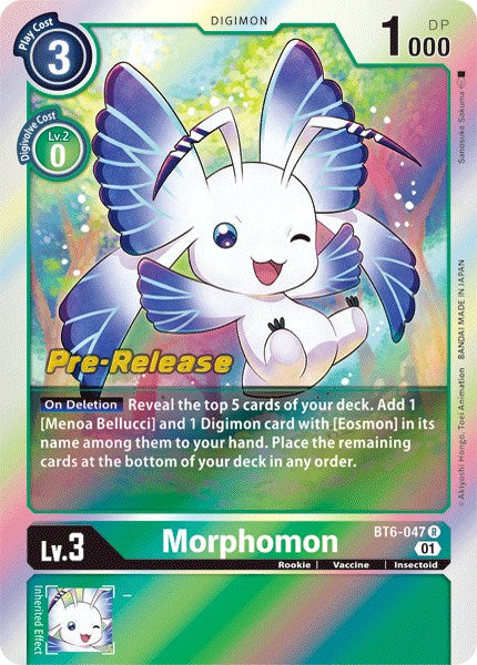 Morphomon [BT6-047] [Double Diamond Pre-Release Cards] | Total Play
