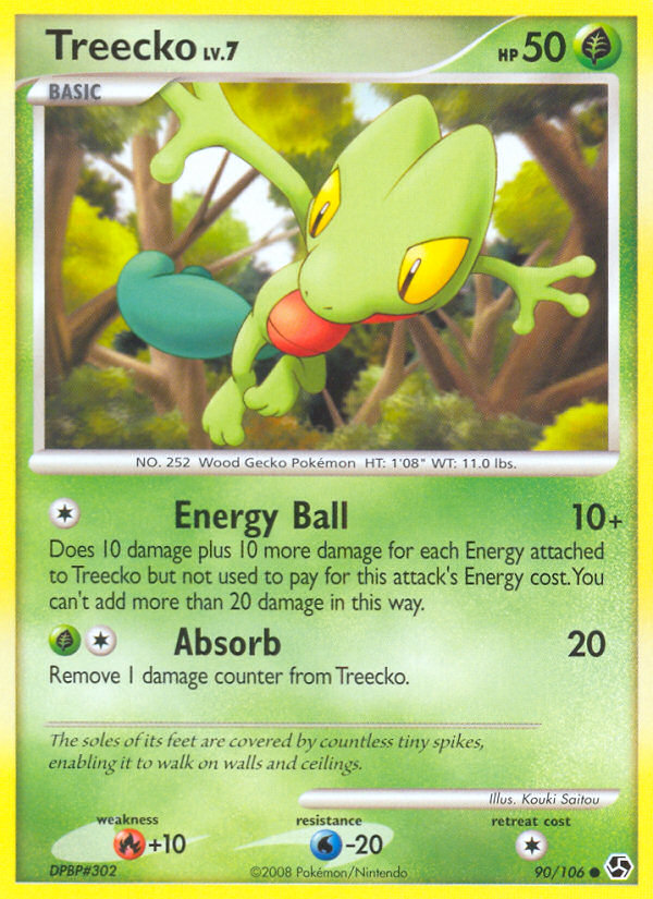 Treecko (90/106) [Diamond & Pearl: Great Encounters] | Total Play