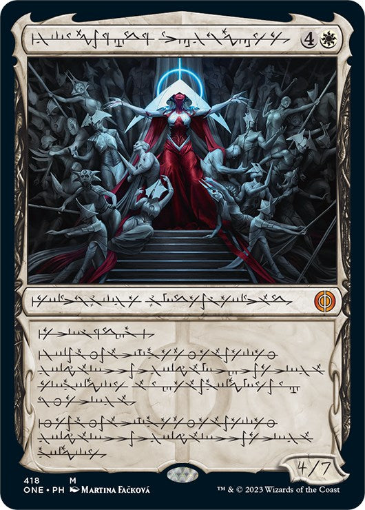 Elesh Norn, Mother of Machines (Phyrexian Step-and-Compleat Foil) [Phyrexia: All Will Be One] | Total Play