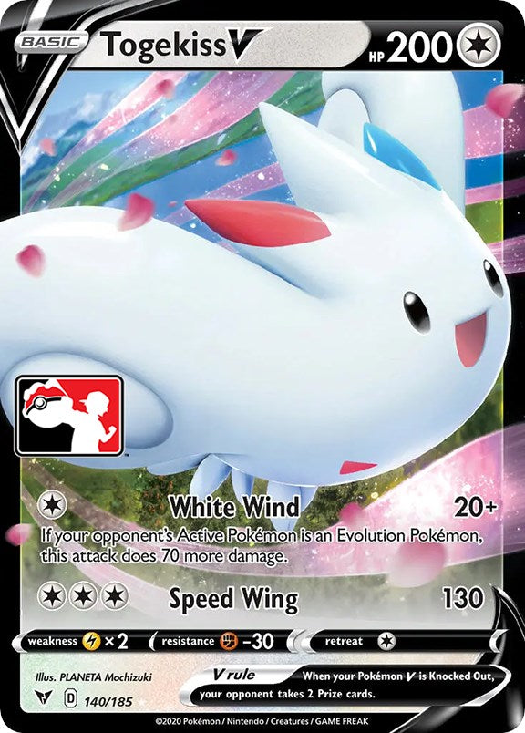 Togekiss V (140/185) [Prize Pack Series One] | Total Play