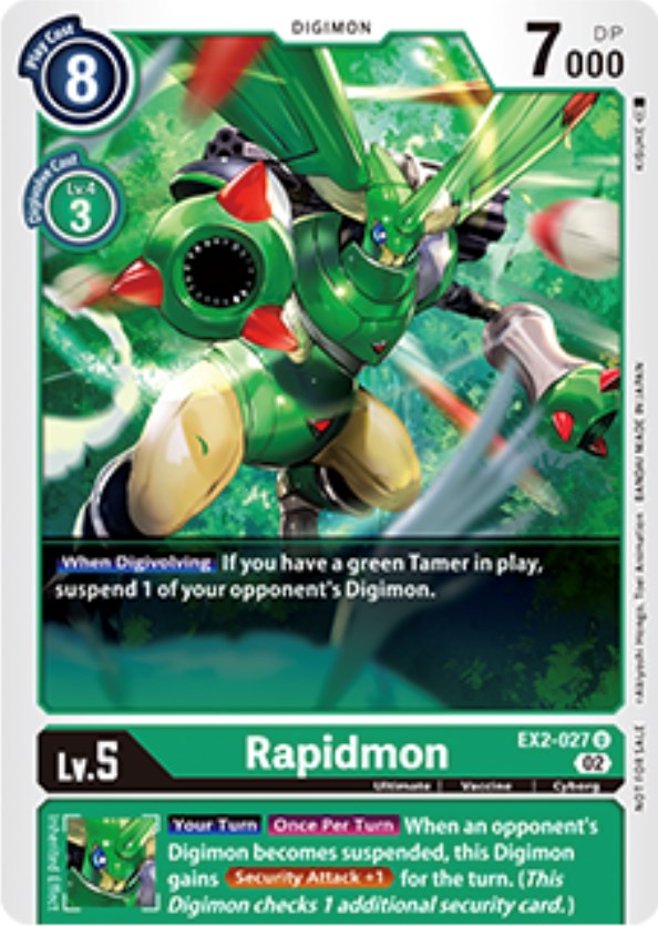 Rapidmon [EX2-027] (Tamer Party Vol. 6 Promo) [Digital Hazard Promos] | Total Play