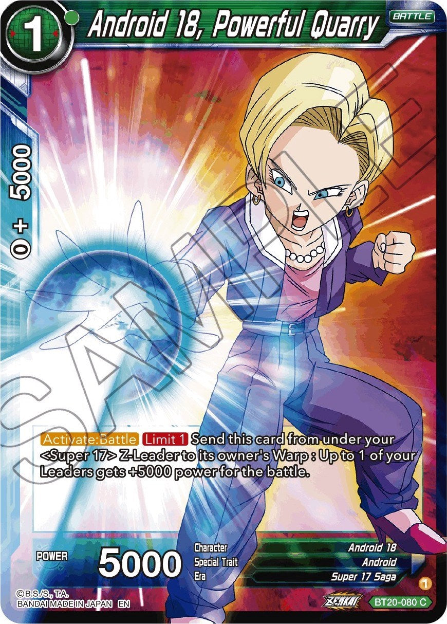 Android 18, Powerful Quarry (BT20-080) [Power Absorbed] | Total Play