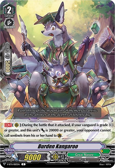 Burden Kangaroo (V-BT11/083EN) [Storm of the Blue Cavalry] | Total Play