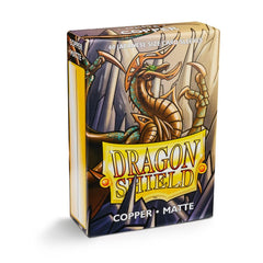 Dragon Shield: Japanese Size 60ct Sleeves - Copper (Matte) | Total Play