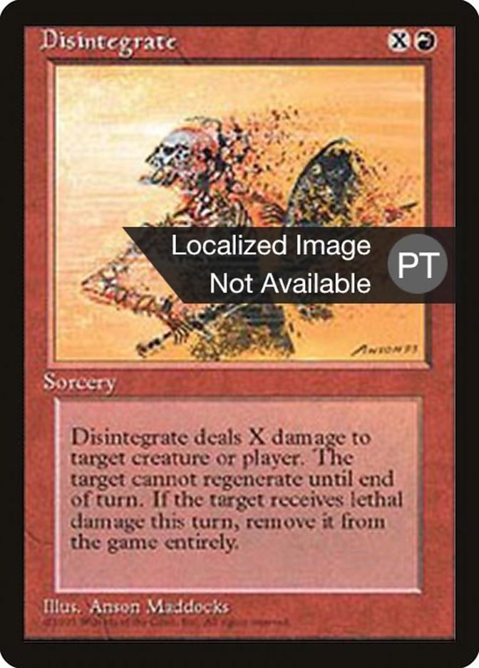 Disintegrate [Fourth Edition (Foreign Black Border)] | Total Play
