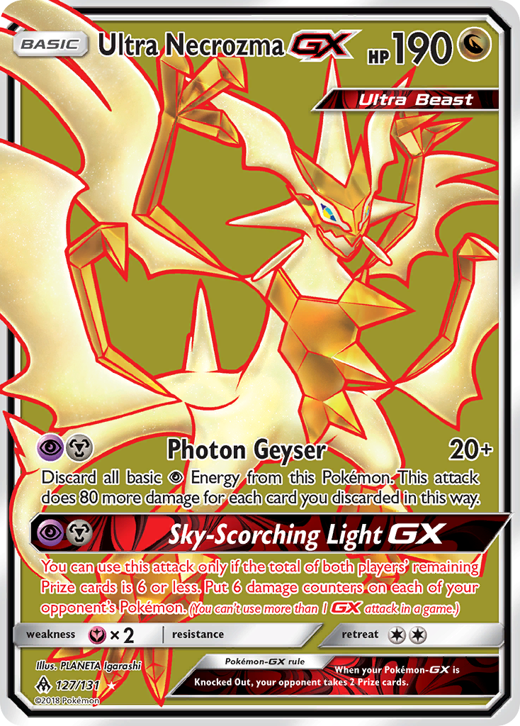 Ultra Necrozma GX (127/131) [Sun & Moon: Forbidden Light] | Total Play