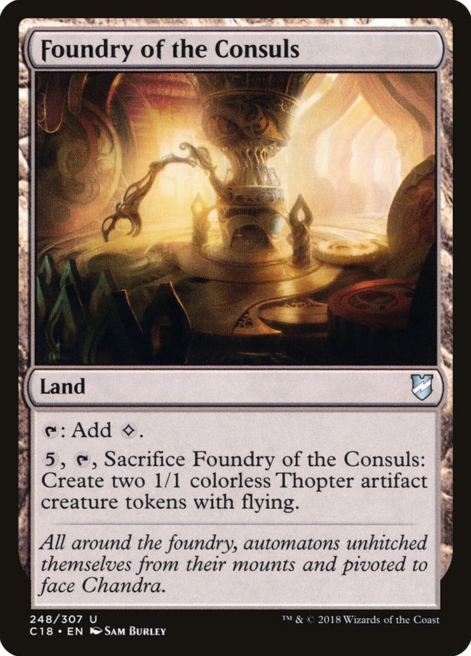 Foundry of the Consuls [Commander 2018] | Total Play