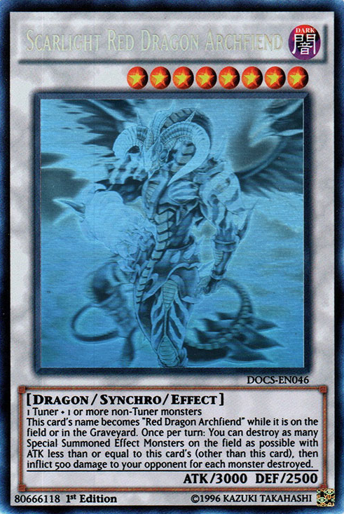 Scarlight Red Dragon Archfiend (Ghost) [DOCS-EN046] Ghost Rare | Total Play