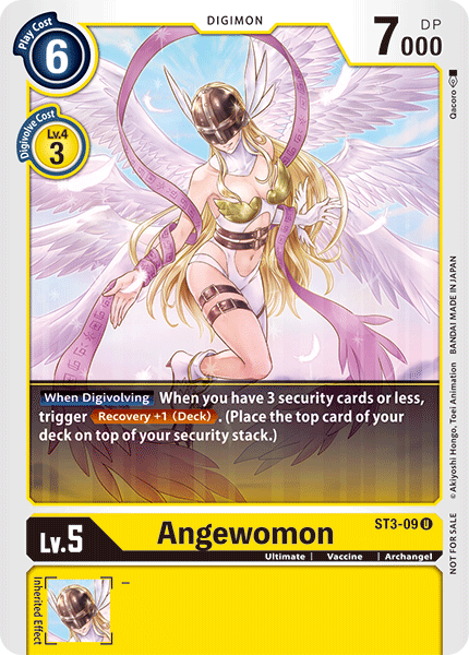 Angewomon [ST3-09] (Tamer Battle Pack) [Starter Deck: Heaven's Yellow Promos] | Total Play