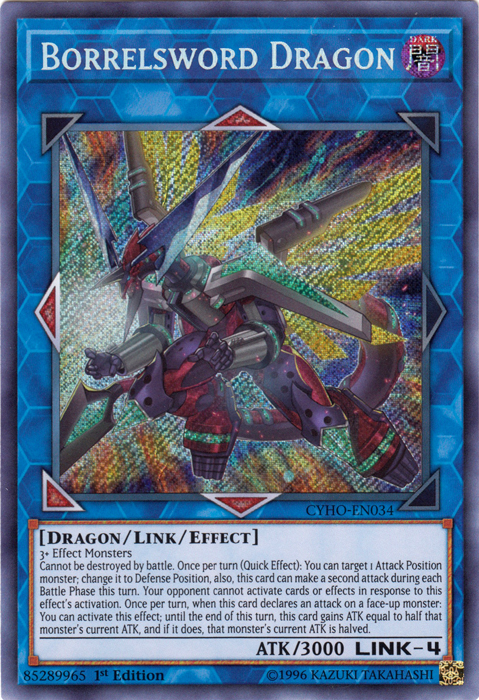 Borrelsword Dragon [CYHO-EN034] Secret Rare | Total Play