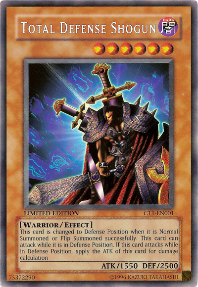 Total Defense Shogun [CT1-EN001] Secret Rare | Total Play