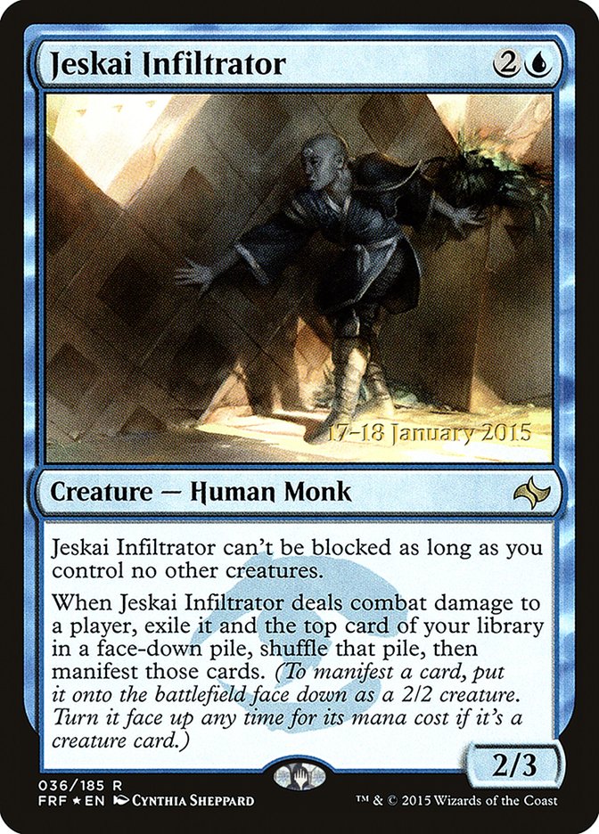 Jeskai Infiltrator [Fate Reforged Prerelease Promos] | Total Play