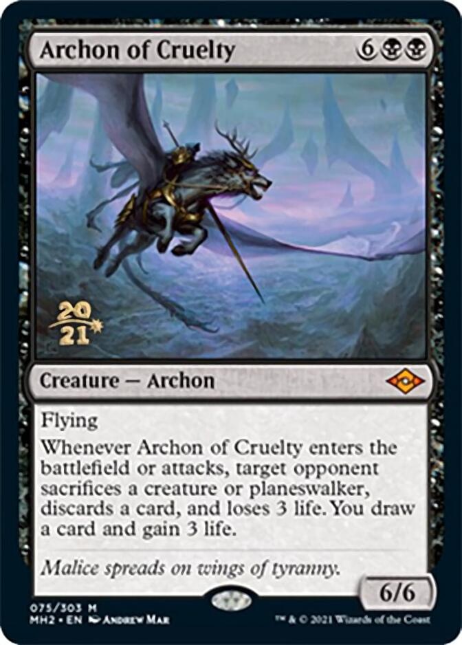 Archon of Cruelty [Modern Horizons 2 Prerelease Promos] | Total Play