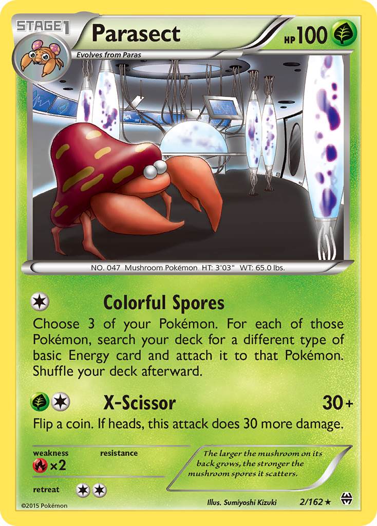 Parasect (2/162) [XY: BREAKthrough] | Total Play