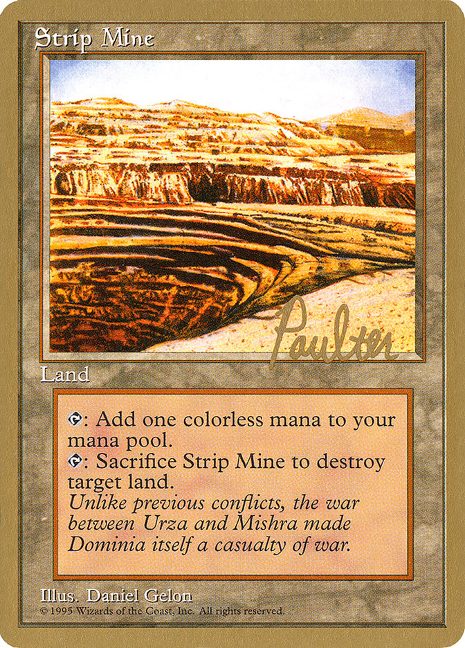 Strip Mine (Preston Poulter) [Pro Tour Collector Set] | Total Play