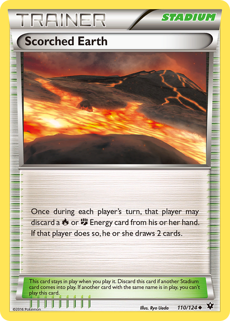 Scorched Earth (110/124) [XY: Fates Collide] | Total Play