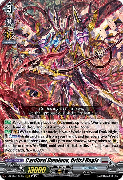 Cardinal Dominus, Orfist Regis (D-SS02/005EN) [Festival Collection 2022] | Total Play