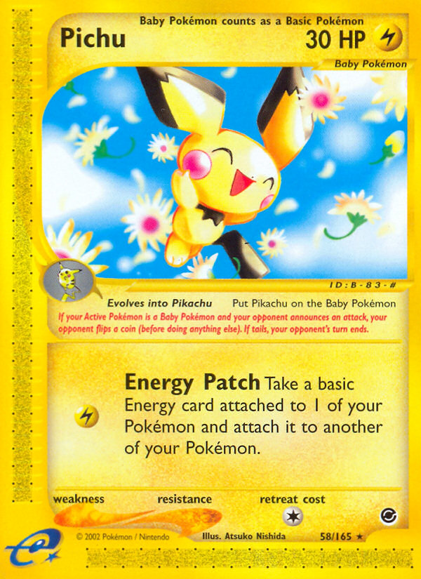 Pichu (58/165) [Expedition: Base Set] | Total Play