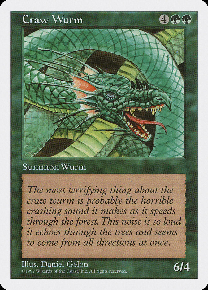 Craw Wurm [Fifth Edition] | Total Play