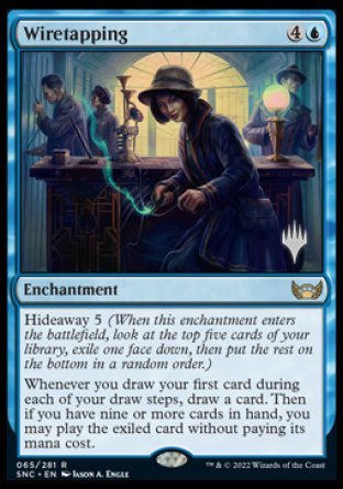 Wiretapping (Promo Pack) [Streets of New Capenna Promos] | Total Play