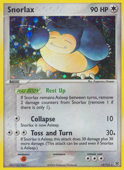 Snorlax (15/112) [EX: FireRed & LeafGreen] | Total Play