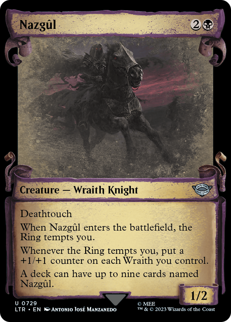 Nazgul (0729) [The Lord of the Rings: Tales of Middle-Earth Showcase Scrolls] | Total Play