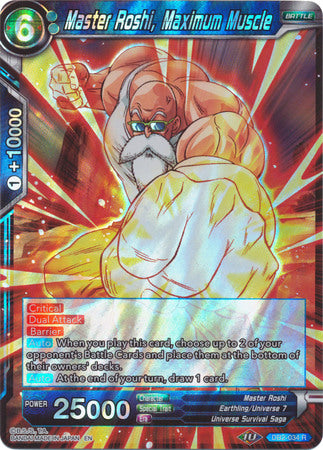 Master Roshi, Maximum Muscle (DB2-034) [Divine Multiverse] | Total Play