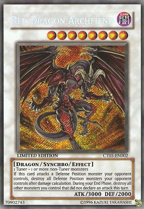 Red Dragon Archfiend [CT05-EN002] Secret Rare | Total Play