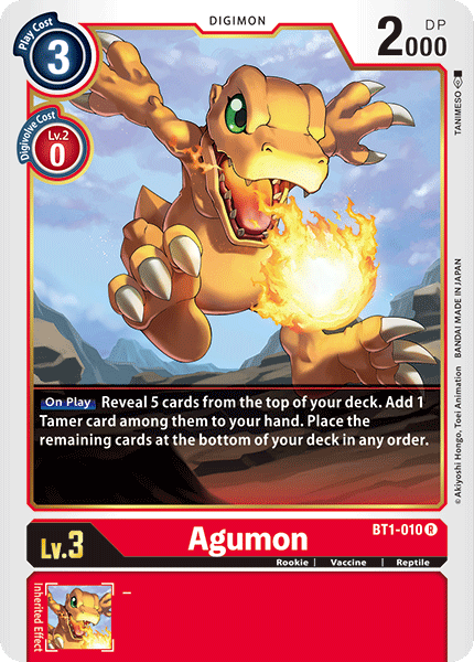 Agumon [BT1-010] [Release Special Booster Ver.1.0] | Total Play
