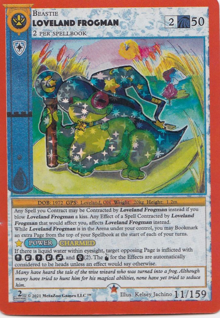 Loveland Frogman [Cryptid Nation: Second Edition] | Total Play