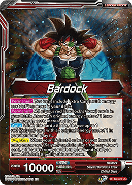 Bardock // SS Bardock, the Legend Awakened (Uncommon) (BT13-001) [Supreme Rivalry] | Total Play