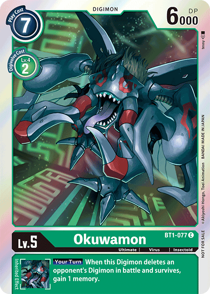 Okuwamon [BT1-077] (Event Pack) [Release Special Booster Ver.1.0 Promos] | Total Play