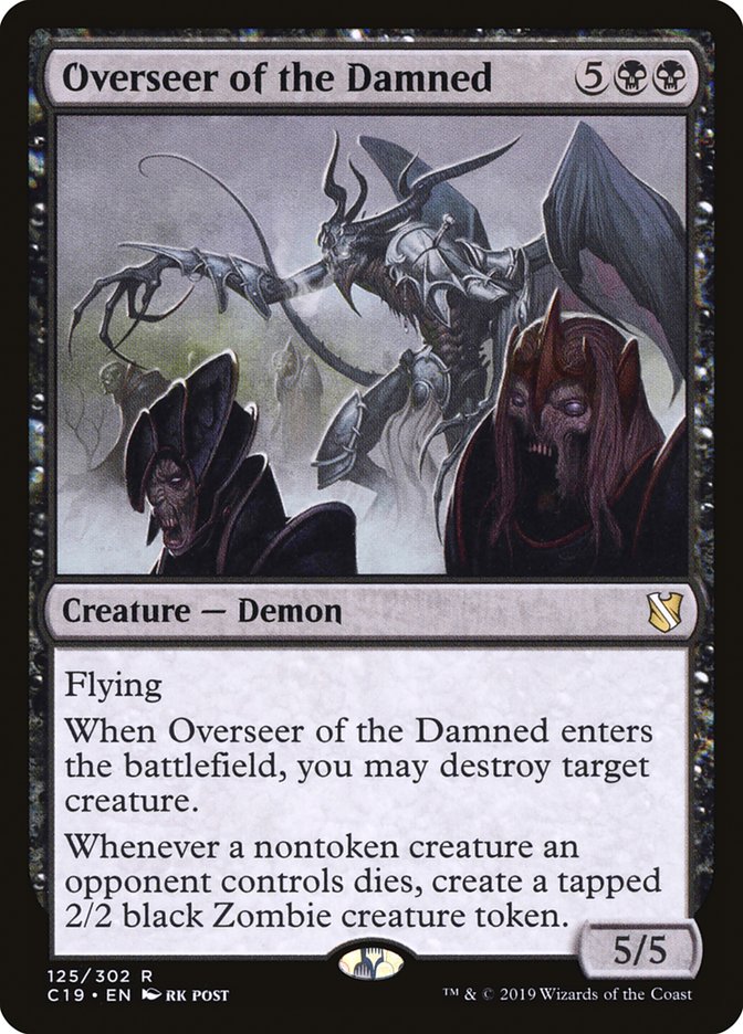 Overseer of the Damned [Commander 2019] | Total Play