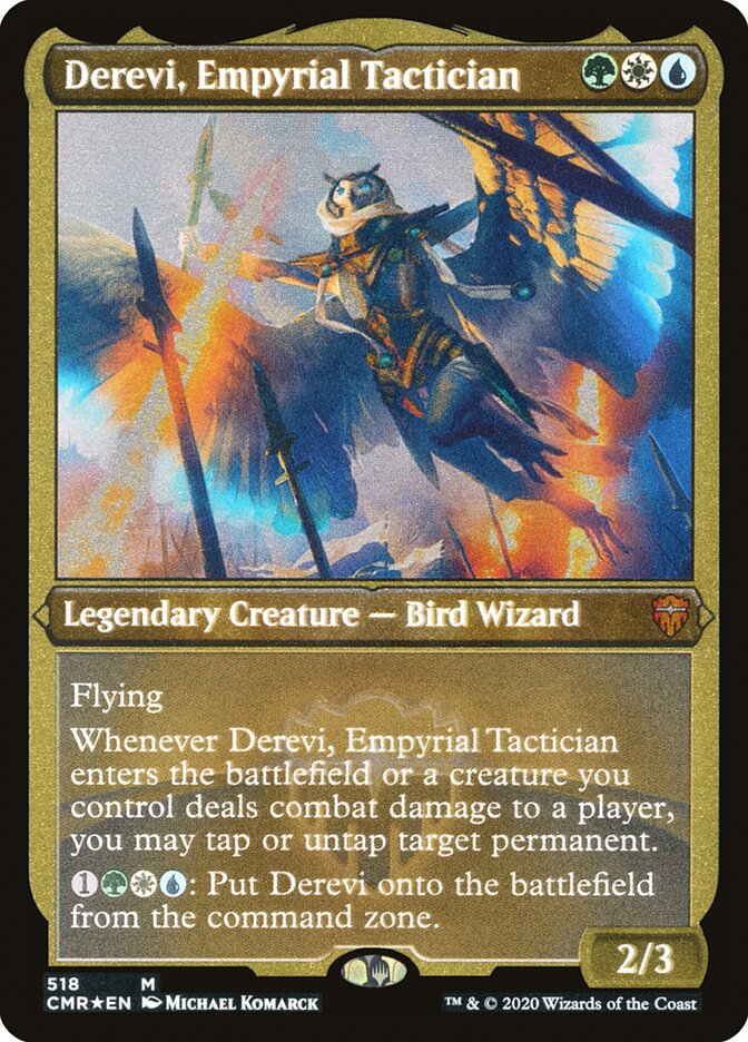 Derevi, Empyrial Tactician (Etched) [Commander Legends] | Total Play