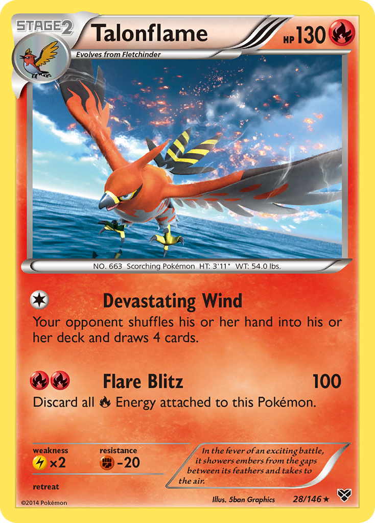 Talonflame (28/146) [XY: Base Set] | Total Play