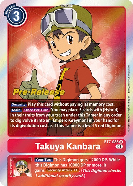 Takuya Kanbara [BT7-085] [Next Adventure Pre-Release Cards] | Total Play