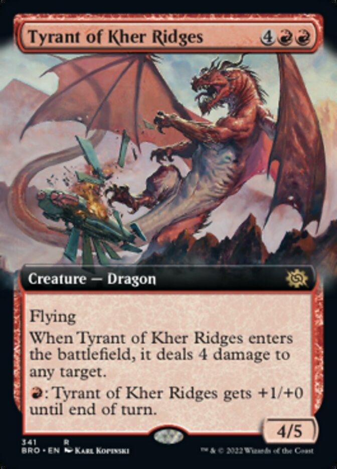 Tyrant of Kher Ridges (Extended Art) [The Brothers' War] | Total Play