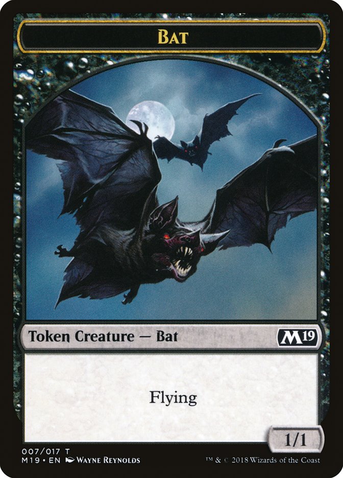 Bat Token [Core Set 2019 Tokens] | Total Play